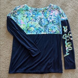 Lilly Pulitzer Multicolor Floral Top
